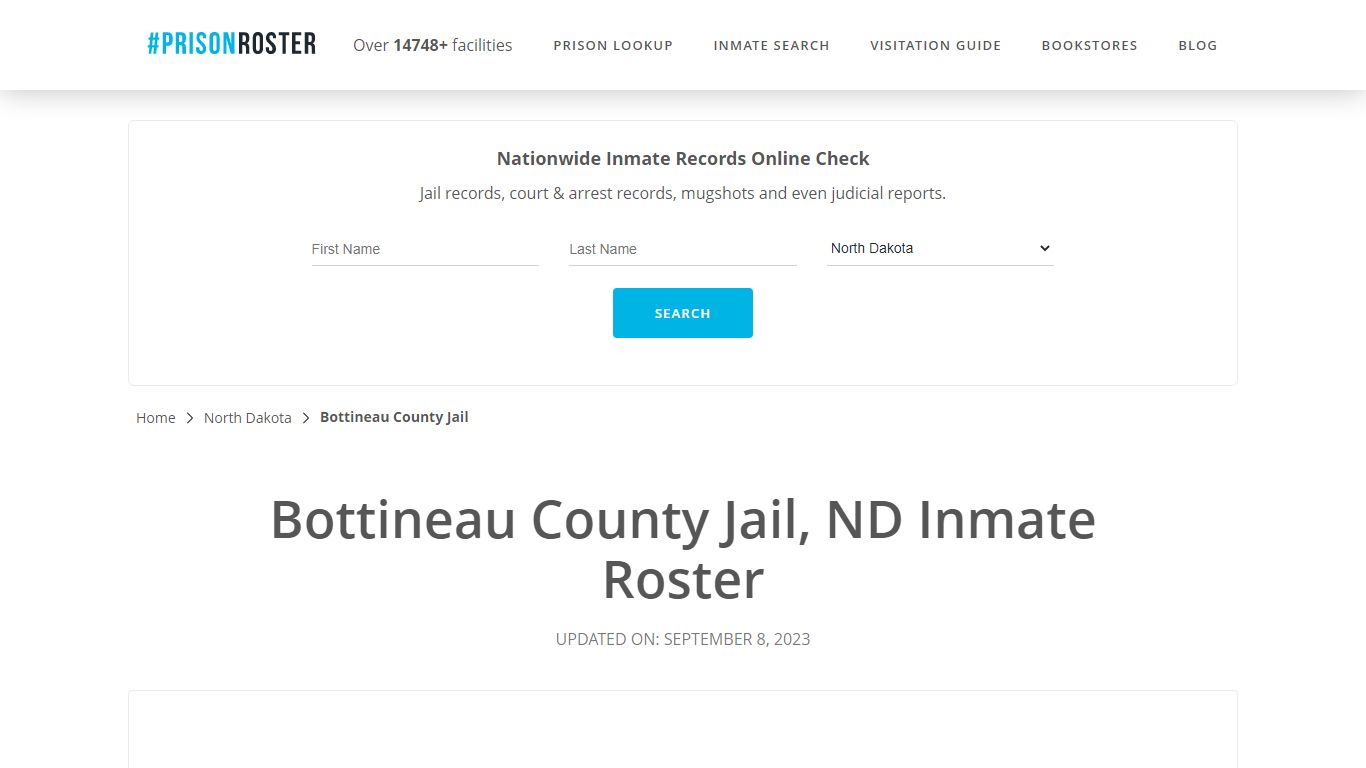 Bottineau County Jail, ND Inmate Roster - Prisonroster